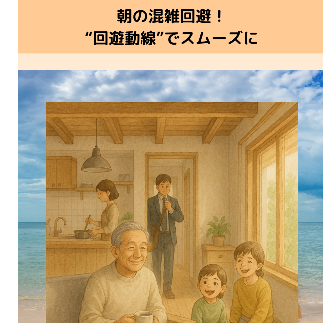 家の中での動線...考えていますか？